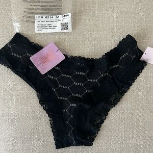 Savage X Fenty Lace Logo Cheeky Undies